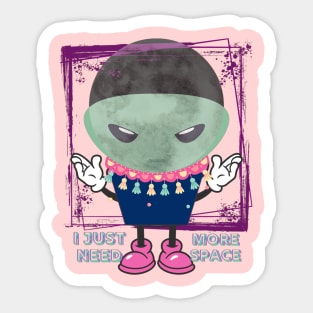 ALIENS' CONFIDENCE Sticker